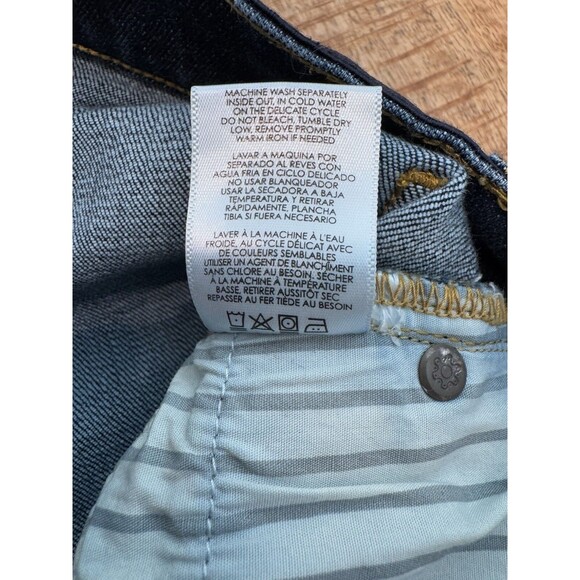 Cabi Women's High Rise Button Fly Simone Skinny Jean Dark Wash Denim Size 6 - Picture 5 of 9